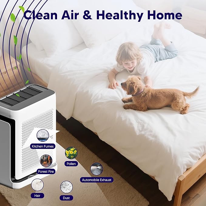 Improvedhand Vital 100S HEPA Replacement Filter Toxin Absorber Compatible With LEVOIT Vital 100S/100S-P Air Purifier, High-Efficiency 3-IN-1 True HEPA and Activated Carbon Filters, Pack of 2, Green