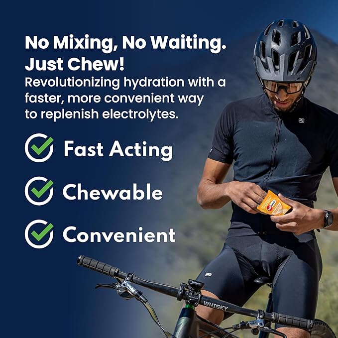 SaltStick Electrolyte FastChews - 120 Green Apple Chewable Electrolytes - Salt Tablets for Running and Hydration, Electrolyte Chews - 120 Count