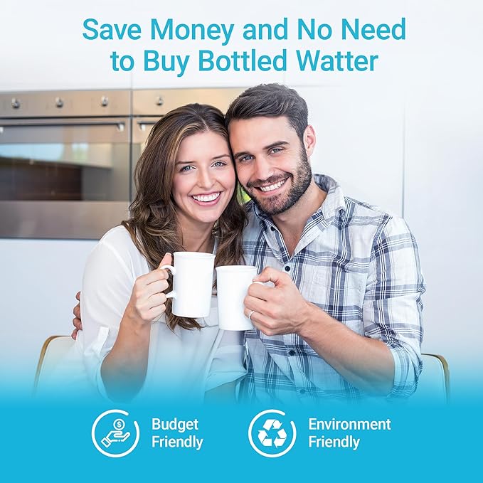 AQUA CREST LT1000PC ADQ747935 MDJ64844601 NSF Certified Refrigerator Water Filter, Replacement for LG® LT1000P®, LT1000PCS, ADQ74793501, ADQ74793502, Kenmore 469980, 9980, Pack of 2