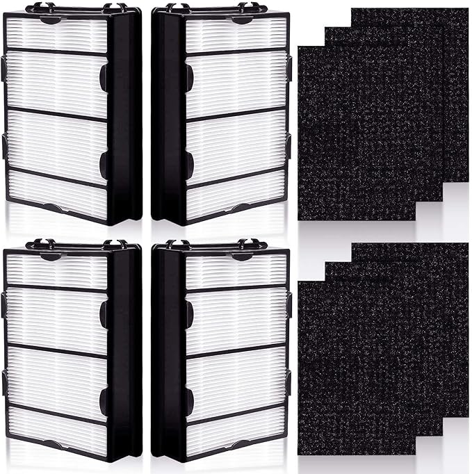 HAPF600 Filter Replacement for Holmes HAPF600 Air Puri-fier, 4 Filter + Carbon Pre-filters, Part HAPF600 HAPF600D HAPF600D-U2 HAP615 HAP625 HAP650 HAP725 HAP750