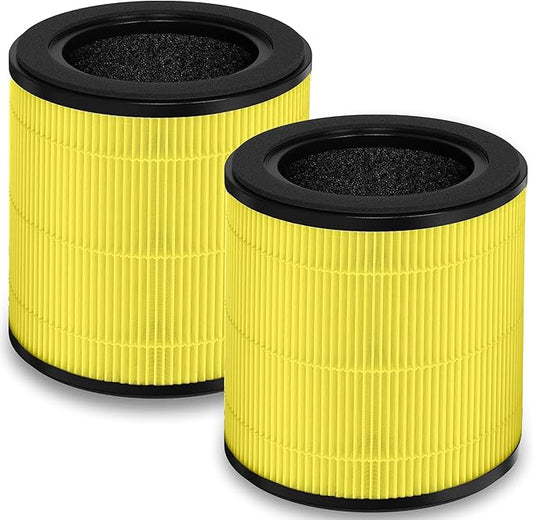 2-Pack B-D02U Replacement Filter for Pet Dander, Pet Odor, Pet Fur and Pet Hair Compatible with MOOKA & KOIOS B-D02L Air Purifier and VEWIOR B-D02U Air Purifier