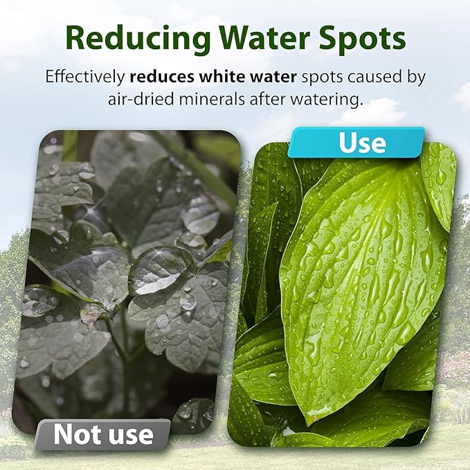 AQUA CREST Garden Hose Water Filter for Plants, Greatly Reduces Chlorine, Odor, Improve Plants Health, Ideal for Organic Gardening, Farming and Pets, Pack of 4