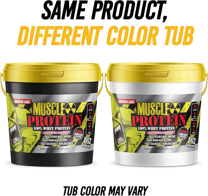 Whey Protein Blend [12 Pounds/Pack of 1]–Vicious Vanilla, Cold Filtered, 25g Pure Protein, 6.6g BCAAs/Serving(Packaging May Vary)