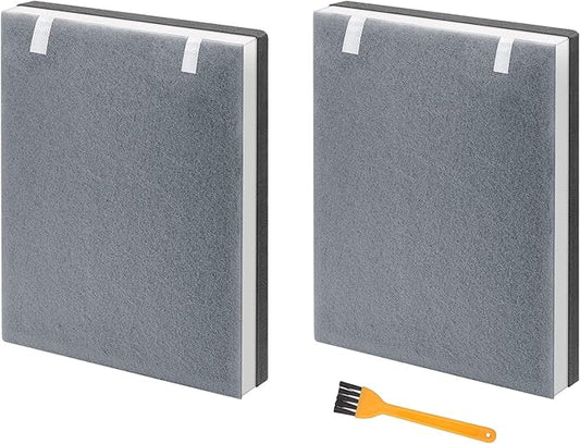 2 Pack Vital 100 Replacement Filter for Levoit Vital 100 Air Purifier, 3-in-1 H13 HEPA and High-Efficiency Activated Carbon Set, Part Vital 100-RF