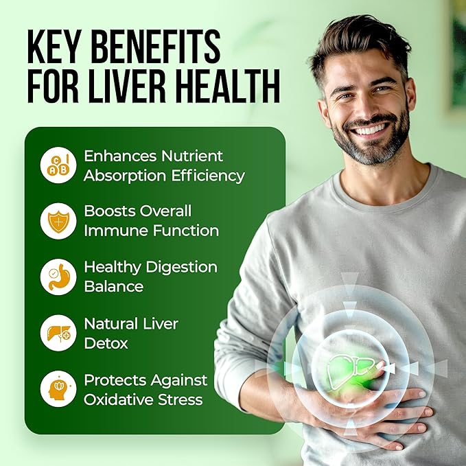 Nature's Nectar Liver Cleanse Detox & Repair – Active Liver Support Supplement with Milk Thistle Liver Detox – Helps Repair & Protect Liver, Aids Fatty Liver & Gallbladder Health – 60 Capsules
