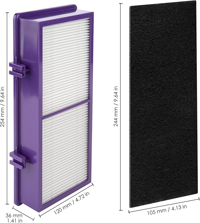 (15 Pack) AER1 Filter 5 HEPA Filters + 10 Carbon Booster Filters Compatible With Holmes AER1 Type Total Air Filter HAPF300AP True HEPA Filter, Performance Plus, Replacement HEPA Filter Accessories