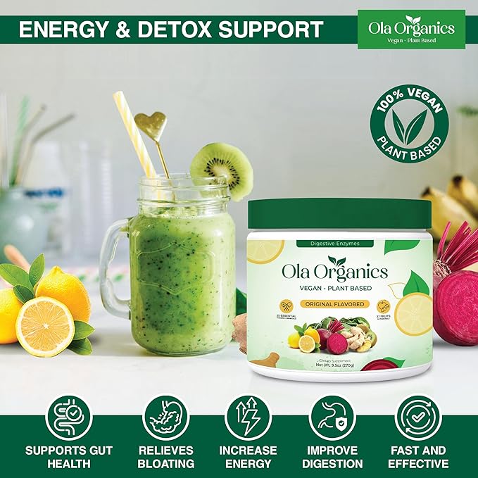 Greens Superfood Powder – Packed with 11 Cruciferous Vegetables & Phytonutrients – Energy, Immune Support, & Liver Health – Premium Vegetable Supplement for Adults (300g Powder)