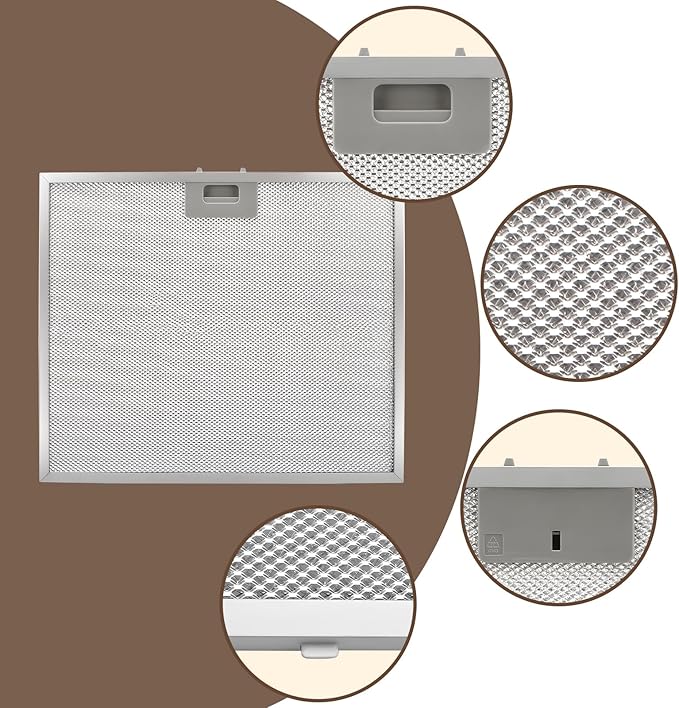 2 PCS WB02X27203 Range Hood Grease Filter Compatible with GE Range Hood JVX5360DJ1BB JVX5360DJ1WW JVX5360SJ1SS JVX5365SJ1SS JVX5365SJ2SS