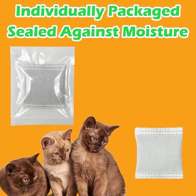 12 Pack Activated Charcoal Filters Refills for PuraMax Automatic Litter Box, Pet Odor Eliminator for PuraMax Self-Cleaning Cat Litter Box