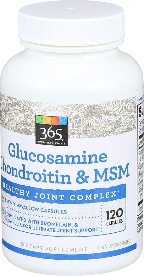 365 by Whole Foods Market, Glucosamine Chondroitin & MSM, 120 ct