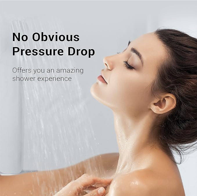 AQUA CREST AQ 4125 Shower Water Filter, Replacement for AQ 4125, AQ-4100, AQ-4100NSH, AQ-4105, Jonathan Product Beauty Shower Filter, with Advanced KDF Filtration Material