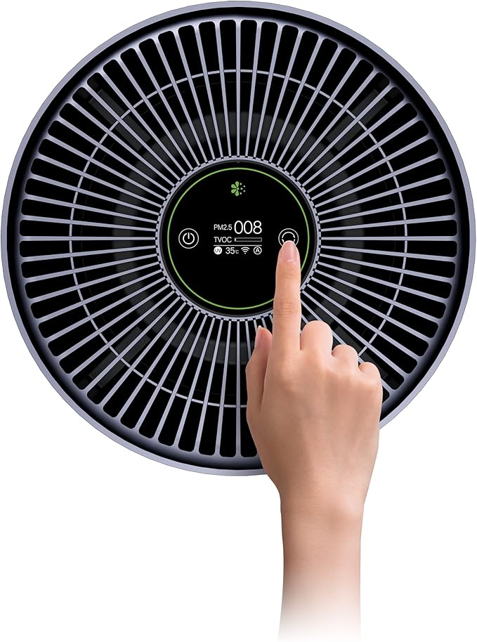 Smartmi Air Purifier 2, for Home Large Rooms 360° Cycled Purification, Smart APP Control, up to 484 square feet (45m²), Portable to Carry Anywhere, Quiet