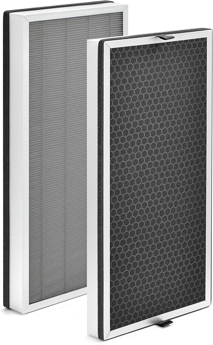 JF888 Replacement Filter Compatible with Jafanda Air Puri-fier Filter JF888, 3-in-1 True HEPA for JF888 Air Puri-fier, Part# ‎JF888-RF, 2-Pack