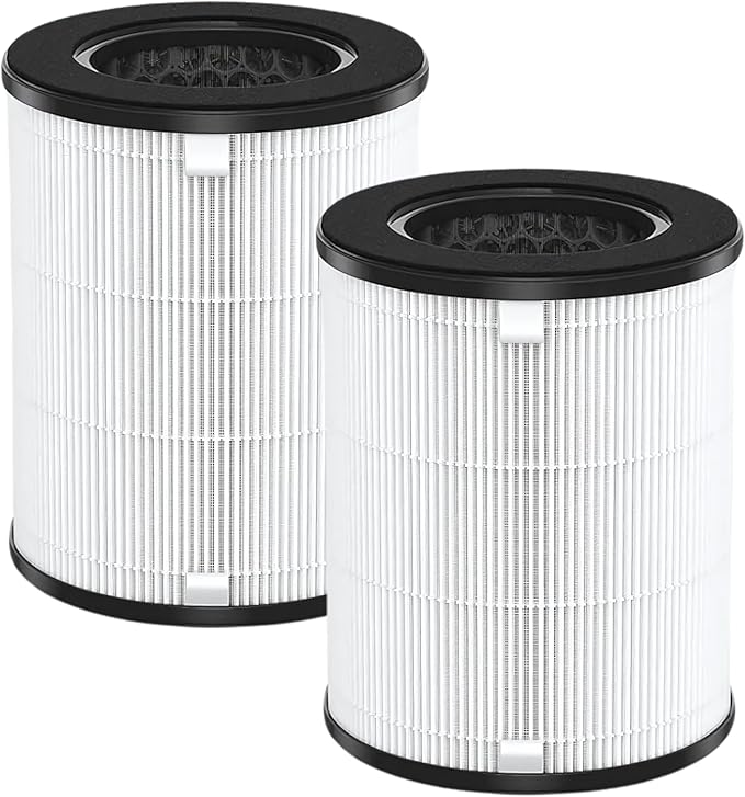 Nispira AP-T20FL True HEPA Replacement Filter Compatible with TotalClean 360° Tower Air Purifier AP-T20 AP-T20WT, 2 Pack