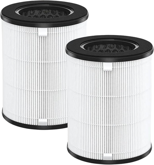 Nispira AP-T20FL True HEPA Replacement Filter Compatible with TotalClean 360° Tower Air Purifier AP-T20 AP-T20WT, 2 Pack