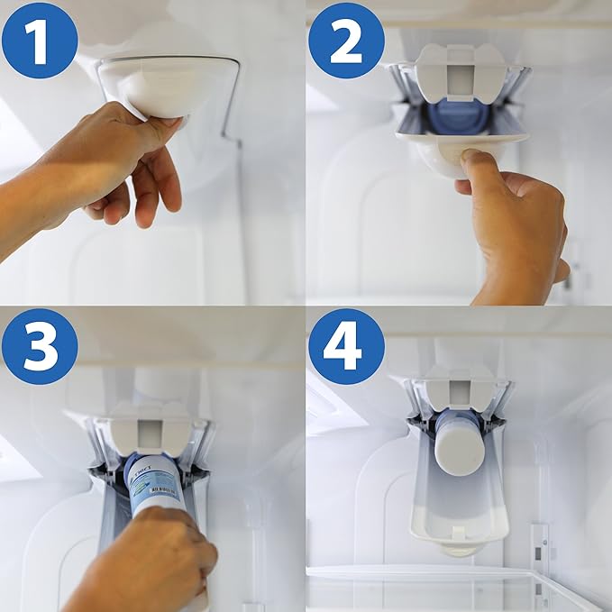 Tier1 UKF8001 Refrigerator Water Filter 2-pk | Replacement for Whirlpool Filter 4, EveryDrop EDR4RXD1, 4396395, Maytag UKF8001, FMM-2, UKF8001AXX-750, 469006, Fridge Filter