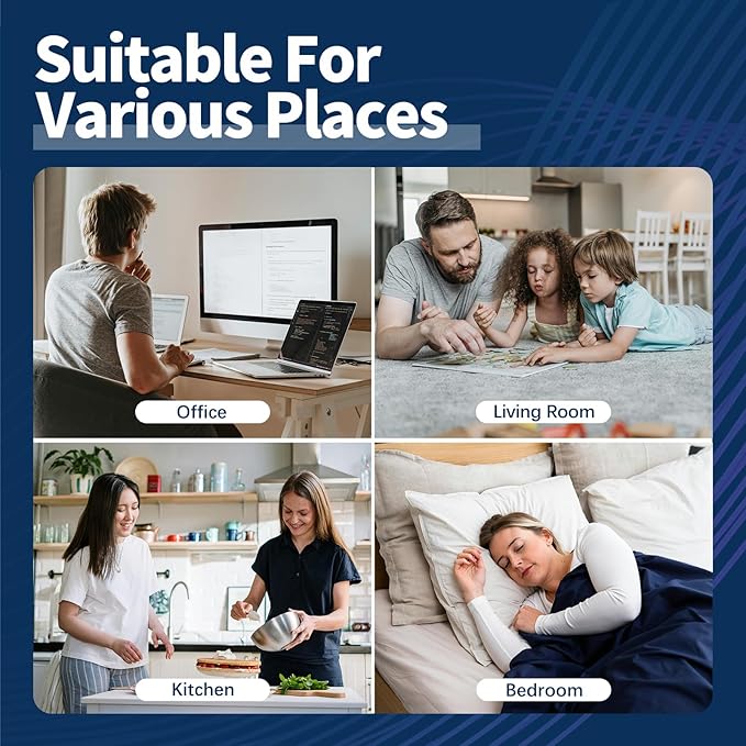 HPA300 HEPA Filter R Replacement for Honeywell HPA300 Air Purifier Filters Compatible with Honeywell HPA300 HPA200 HPA100 and HPA5300 Series, HRF-R3, HRF-R2, HRF-R1, 6 Pack