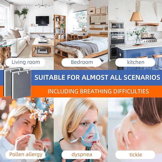 Vital 100 True HEPA Replacement Filter for LEVOIT Vital 100 Air Purifier,3-in-1 H13 HEPA High-Efficiency Activated Carbon Filter,Vital 100-RF,3 Pack,White