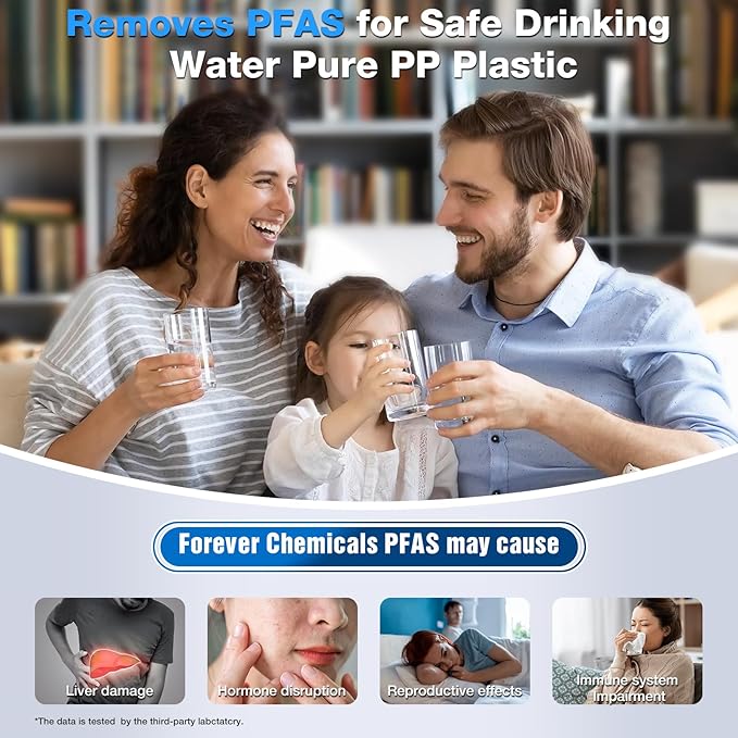 W10295370A Water Filter for Everydrop filter 1 Whirlpool Refrigerator Replacement Compatible with EDR1RXD1, Filter 1, WHR1RXD1, W10295370, KAD1RXD1, P8RFWB2L, P8WB2L, P4RFWB (White, 2 Pack)