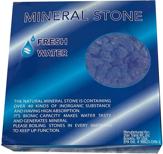 Alkaline Mineral Stone Case Replacement for Water Filter Systems WELL-MATCHED with MS-1, TWS-01 and AQ-107 Filters (Set of 4)