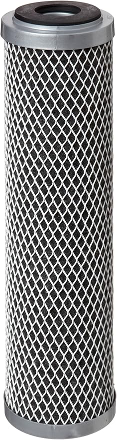 Pentair Pentek FloPlus-10 Carbon Water Filter, 10-Inch, Under Sink Modified Molded Carbon Block Replacement Cartridge, 10" x 2.5", 0.5 Micron