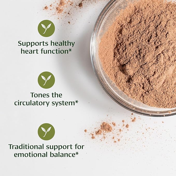 Banyan Botanicals Arjuna Bark Powder – Organic Arjuna (Terminalia Arjuna) – Natural Herbal Heart Health Supplement and Rejuvenating Tonic* – ½ lb. – Non-GMO Sustainably Sourced Vegan