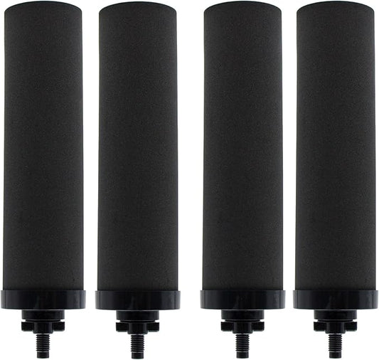 1 Micron Water Filter Replacement for Berkey® BB9-2® Black Purification Elements, Compatible with Berkey® Gravity Filter System, Pack of 4