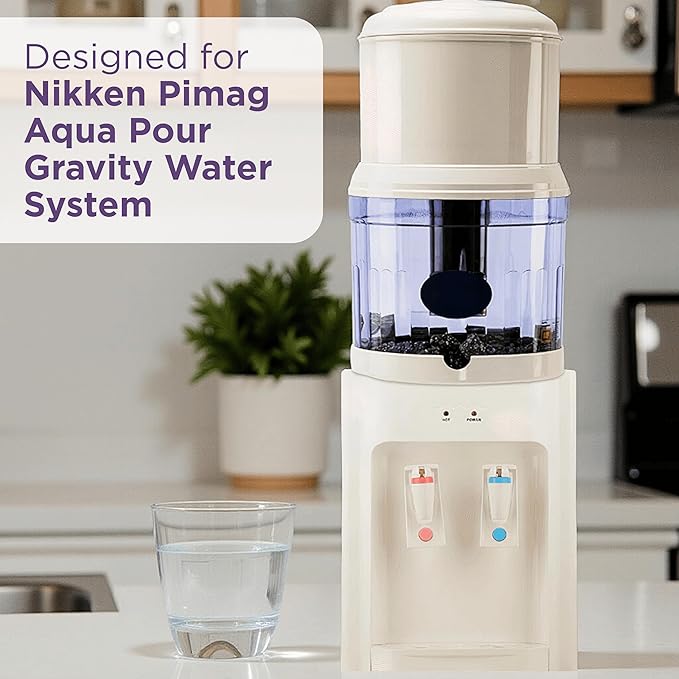 Sponge Filter Replacement 1362 and Cartridge 1361 for Nikken Aqua Pour 1360 - Prefilter Sponge and Water Filtration System Cartridge for Nikken Water Filter Replacement PiMag Gravity Filtration System