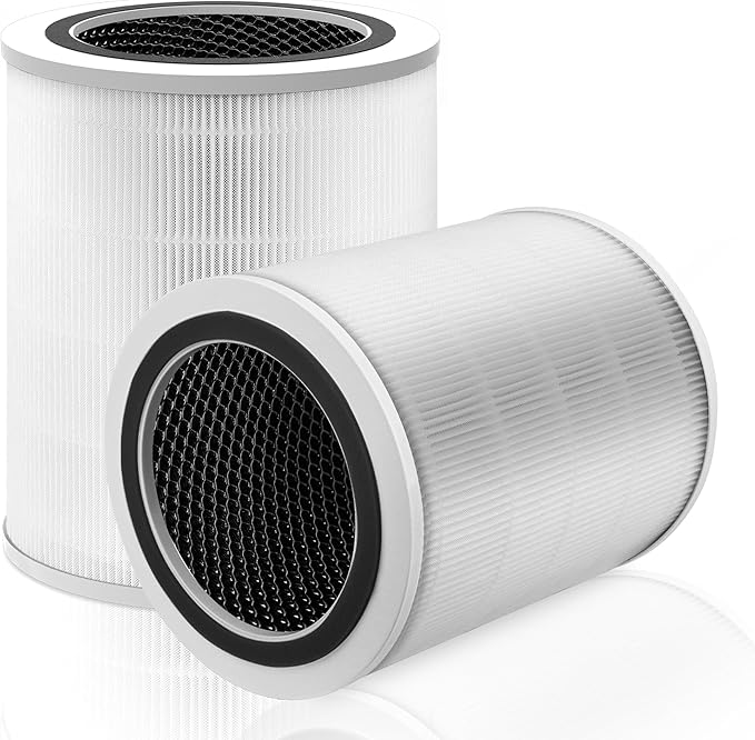 Core 400S Replacement Filter for LEVOIT Core 400S and Core 400S-P Smart WiFi Air Purifier, 3-in-1 H13 True HEPA Activated Carbon Filter, Core 400S-RF (LRF-C401S-WUS), White, 2 Pack