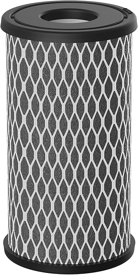 Pentair Pentek C2 Carbon Water Filter, 5-Inch, Under Sink Dual Purpose Powdered Activated Carbon-Impregnated Cellulose Replacement Cartridge, 5" x 2.5", 5 Micron