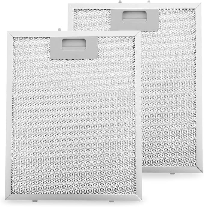 2 Pack SB08087294 Range Hood Filters, 11.75” x 9.40” Aluminum Mesh Grease Filters Replacement for Broan Nutone Ken-more Range Hood Vent