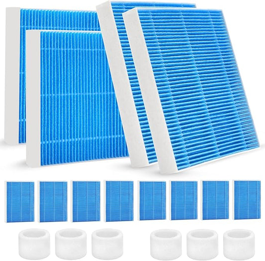 12-Pack Replacement Filters Compatible with LEVOIT Superior 6000S Smart Evaporative Humidifier + 6-Pack Top Fill Humidifier Replacement Filters Compatible with LEVOIT Humidifiers