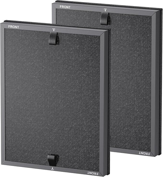 2 Pack HAP602 Replacement Filter Compatible with ECOSELF HAP602 & HAP602WF Air Purifier, 3-in-1 Filtration of Replacement Filter, Activated Carbon Filter & Pre-filter