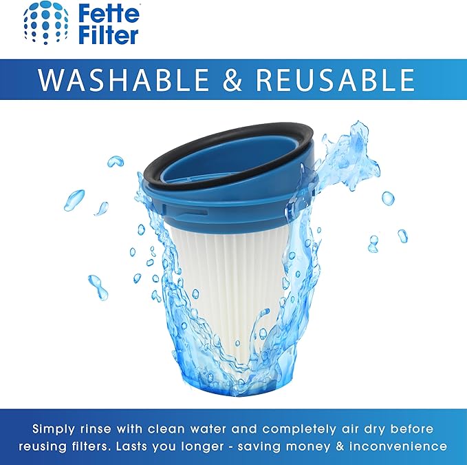 3-Pack Replacement Vacuum Dust Bin Filters for Black and Decker SVF11 Fits 2-in-1 Cordless Lithium Stick Vacuums HSV320J HSV420J HSV520J HSV320J32 HSV420J42 HSV520J01 SVA420B SVA520B