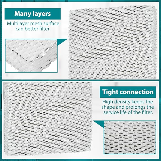 HASMX Humidifier Wick Filter Water Pad for Honeywell and Aprilaire A35W A-35W Furnace Humidifiers HE260A, HE260B, HE265A, HE265B, ME360, HE360 A/B, HE365 A/B, HC26E1004 Aprilaire 350 360 600 700 760