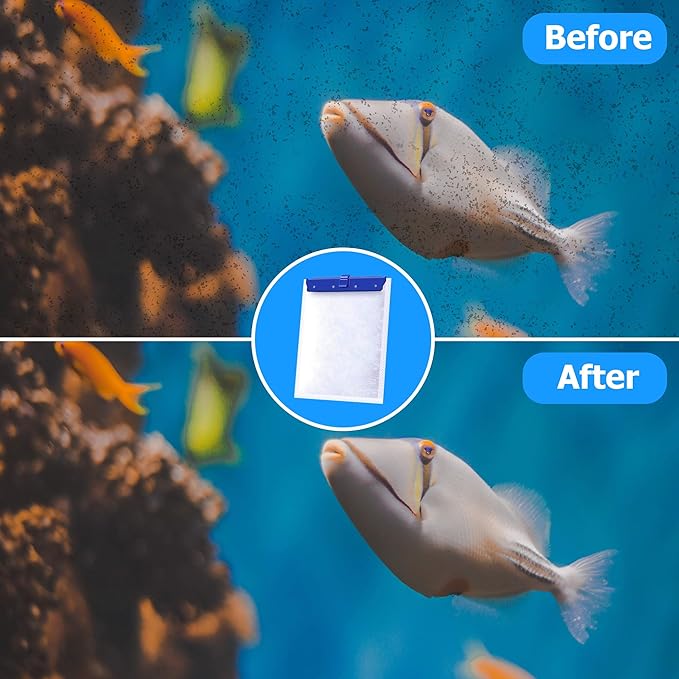 【Assembled】Renami Large Filter Cartridge Replacement for Whisper Bio-Bag Filters Cartridges Large, Disposable Filter Cartridges for ReptoFilter Cartridges Aquariums - 18 Pack