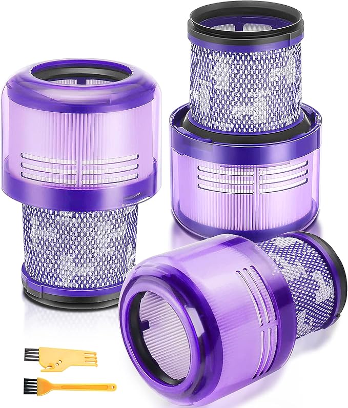 V11 Animal Filter Replacement Compatible with Dyson V11 Torque Drive V11 Animal V11 Complete V11 Extra V15 Detect Vacuums, Part 970013-02.