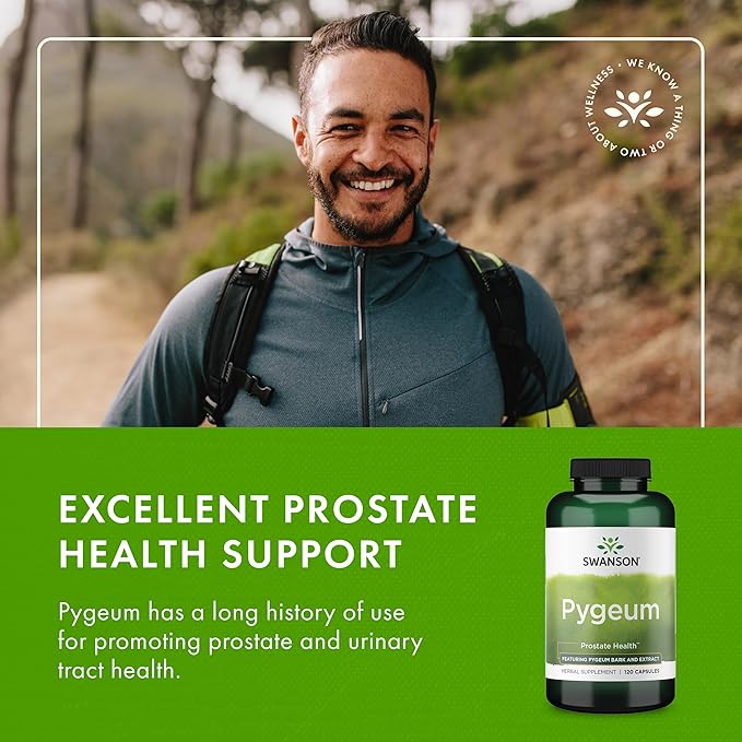 Swanson Pygeum - Herbal Supplement - Men's Health Supplement - (120 Capsules Each, 400 mg)