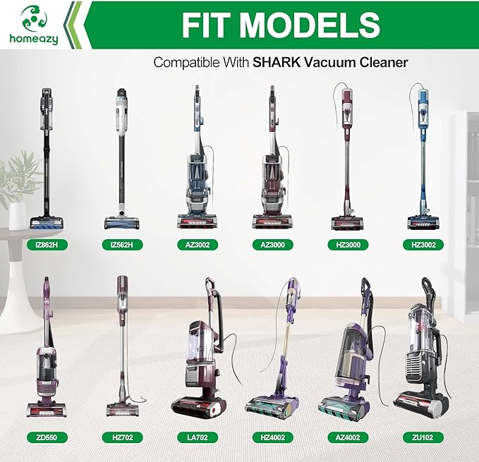 6 Pack Odor Neutralizer Cartridge Replacement for Shark ZU102 LA702 UZ565H AZ3002 AZ4002 AZ3000 HZ3000 HZ3002 IZ862H IZ562H Upright Vacuum and HP152 HP301 HP302 Air Purifier, Part# 1541FC3000, Cologne