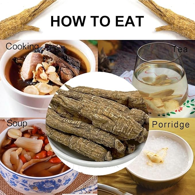 Wisconsin American Ginseng, American Wisconsin Ginsengss Slices Root 西洋参/花旗参 Energy for Men & Women Ginseng in Soup, Tea Smoothies 4 Ounce Box of 1 Medium Long-Branch