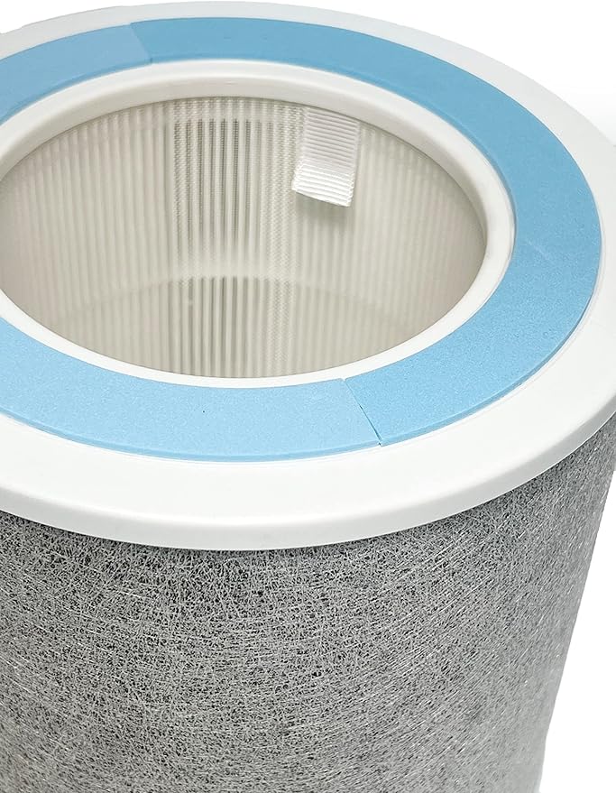 Nispira HC452 HP102 Replacement Filter For Shark NanoSeal Air Purifier HP102PET, HP100, HP105 HC450, HC451, HC455, UA455 3-in-1 True HEPA Activated Carbon Part HE1FKPET, 4 Pack