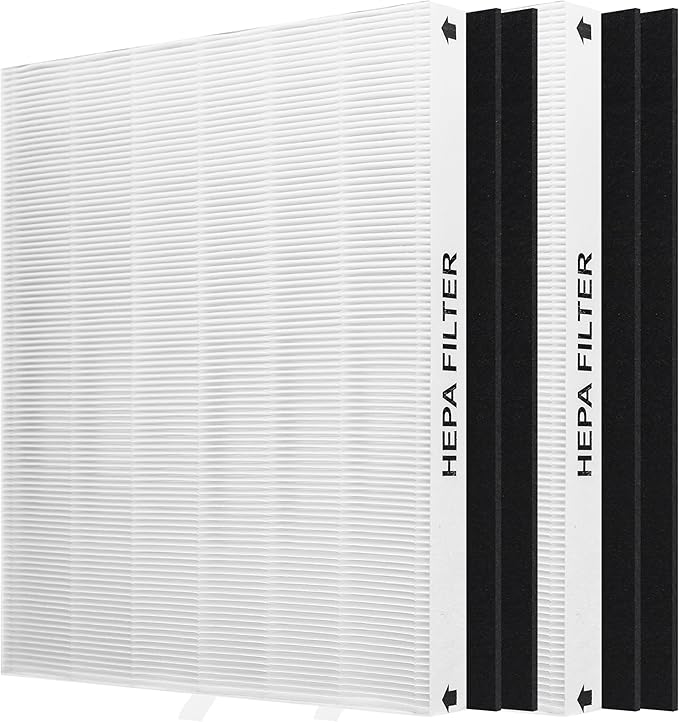 AP-1512HH True HEPA Replacement Filter, Compatible with Coway Airmega AP-1512HH and Airmega 200M Air Purifier, Compare to AP-1512HH-FP, AP-1518R, AP-1519P Air Filter, Item NO #3304899, 2-Pack