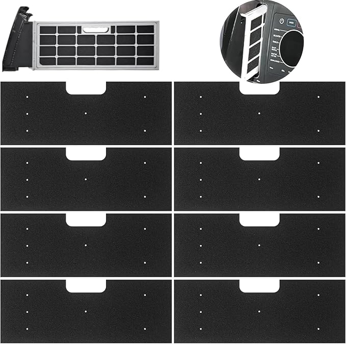 WH01X35719 Lint Filter for GE Washer Dryer Combo, Reusable and Washable Dryer Lint Filter Replacement for GE Profile Washer Dryer Combo - PFQ97HSPVDS Models (8 Pack)