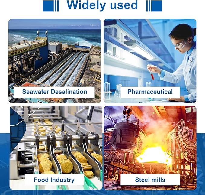 ULP-4040, 4040 ULP Membrane for Ultra Low Pressure Commercial Membrane, ULP-4040 Membrane for Industrial, Agricultural, Whole House, NSF Certified, Salt Rejection 99.3%, 2600GPD