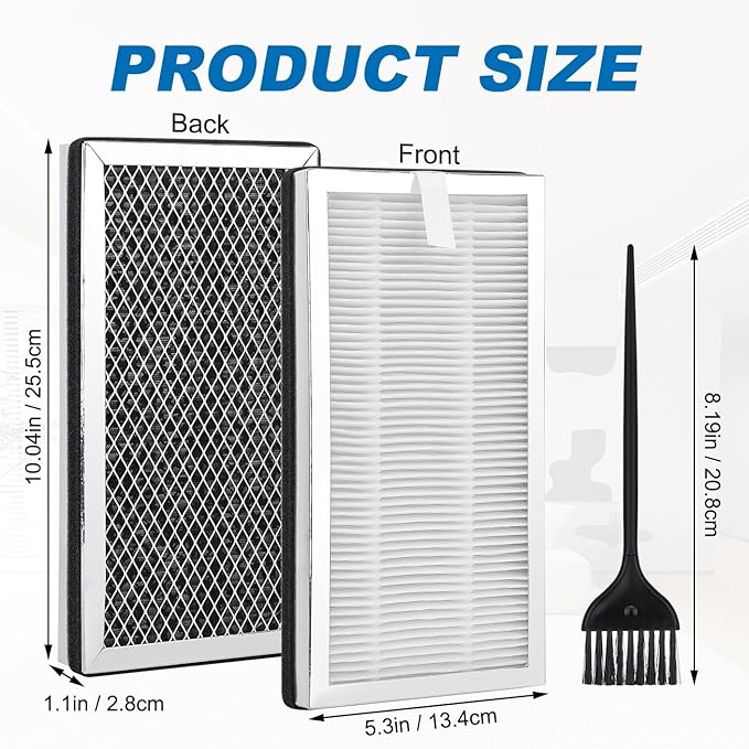 MA-15 Replacement Filters Compatible with MA Series 15 Air Purifier - 3-in-1 Air Purifier Filter