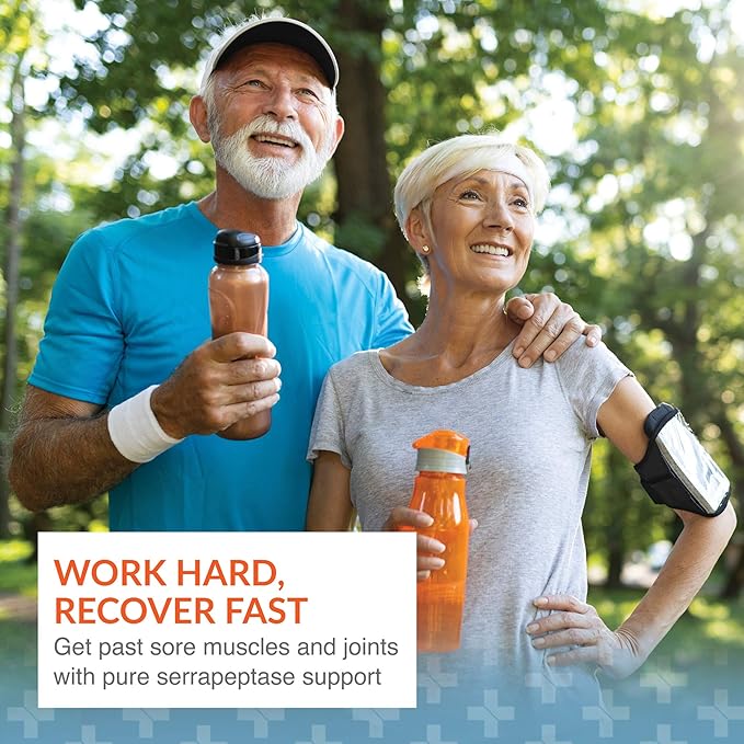 Arthur Andrew Medical, Serretia, Serrapeptase Formula for Muscle and Sinus Support, 180 Capsules