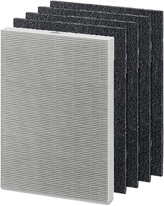 Nispira True HEPA Activated Carbon Pre Filter Compatible with Fellowes AeraMax 290 300 DX95 HF-300 Fellowes AP-300PH Air Purifier. Compared to Fellowes 0 Part 9287201, 1 Set