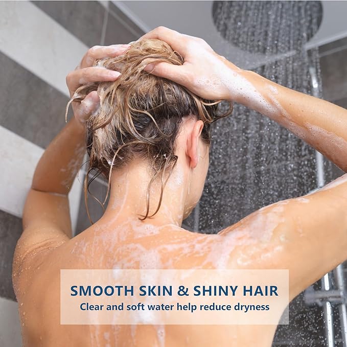 4 Pack 20 Stage Shower Head Filter, Shower Filter Replacement Cartridge for Hard Water, Universally Compatible With Any Similar Design, High Output, Clean and Softener Water