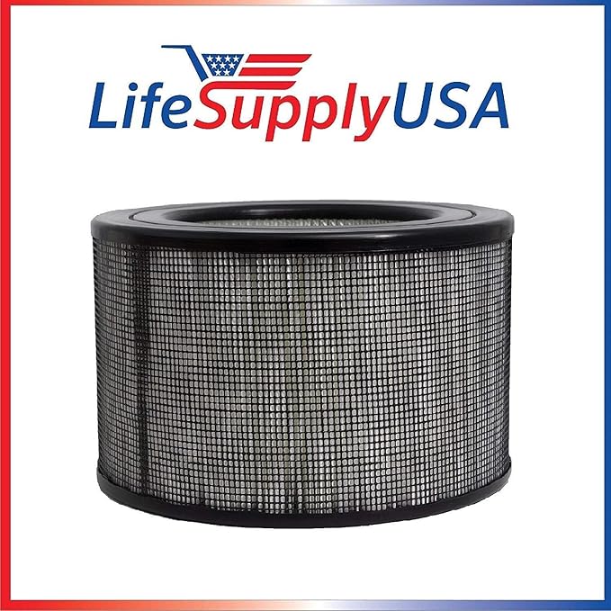 LifeSupplyUSA Replacement HEPA Filter Compatible with Honeywell 20500 Air Cleaner 10500 (EV-10) 17000 17005 17006 17007 17008 17009 83170