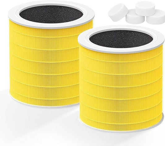 A2001 Replacement Filter H13 True HEPA Compatible with A2001 Air Purifier, 3-in-1 True HEPA, Activated Carbon Filter and Pets Pre-filter, Part# AF-2001